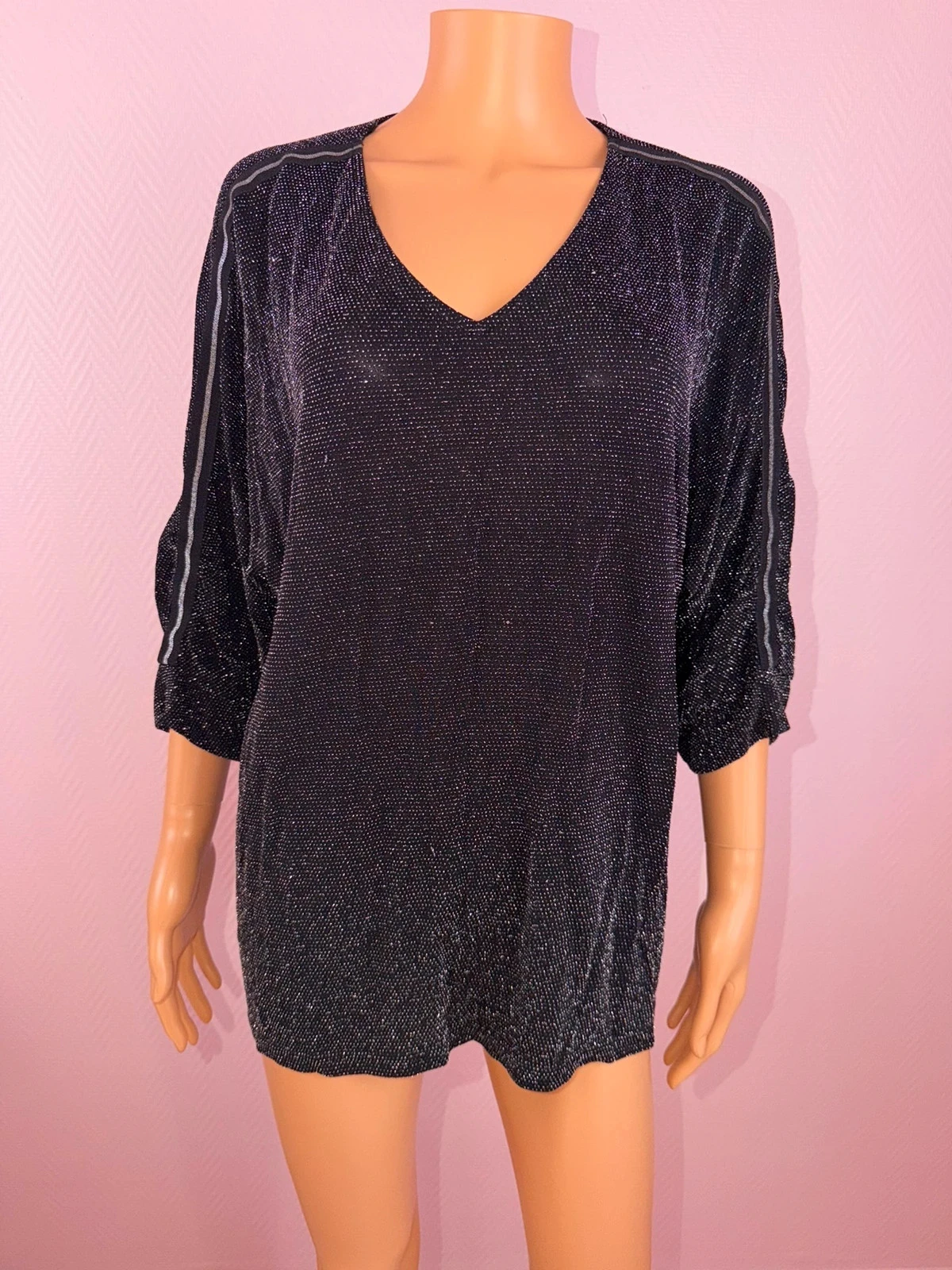 Haut brillant femme taille 6 jamais servie